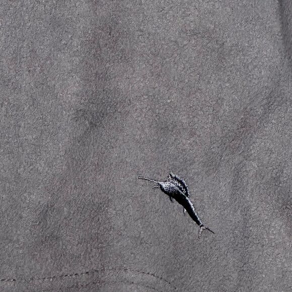 Tommy Bahama XL 1/4 Zip Long Sleeve Fleece Top in Graphite/Gray - Picture 6 of 8